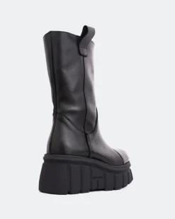 Ankle Boots-L'INTERVALLE Kelowna Black Leather
