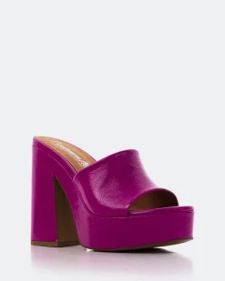 Platform-L'INTERVALLE Lalaria Fuchsia Leather