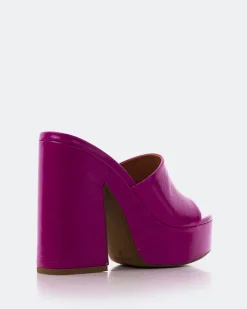 Platform-L'INTERVALLE Lalaria Fuchsia Leather