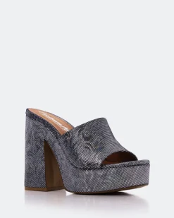 Platform-L'INTERVALLE Lalaria Navy Leather