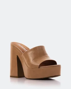 Platform-L'INTERVALLE Lalaria Taupe Leather