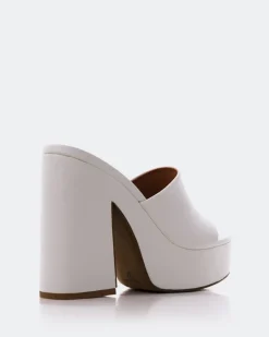 Platform-L'INTERVALLE Lalaria White Leather
