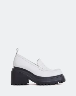 Loafers-L'INTERVALLE Legend White Leather