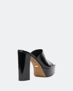 Platform-L'INTERVALLE Leva Black Naplack