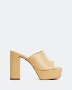 Platform-L'INTERVALLE Leva Camel Leather