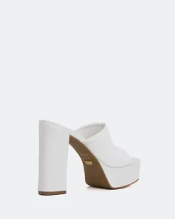 Platform-L'INTERVALLE Leva White Leather