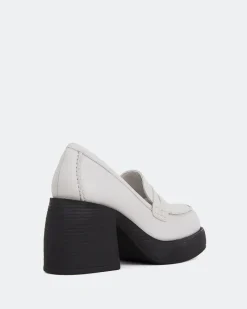 Platforms|Loafers-L'INTERVALLE Levigne Off White Leather