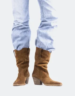 Western-L'INTERVALLE Lewisham Tan Suede
