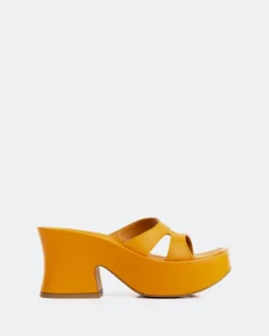 Platform-L'INTERVALLE Lexus Orange Leather
