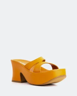 Platform-L'INTERVALLE Lexus Orange Leather