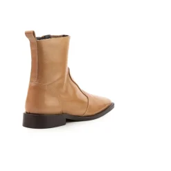 Ankle Boots-L'INTERVALLE Linea Camel Leather