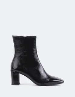Ankle Boots-L'INTERVALLE Lioni Black Naplack