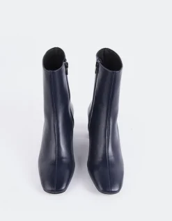 Ankle Boots-L'INTERVALLE Lioni Navy Leather