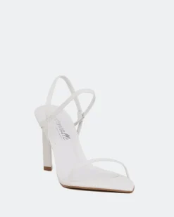High Heels-L'INTERVALLE Lolas White Leather