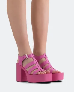 Fisherman|Platform-L'INTERVALLE Loup Fucshia Leather