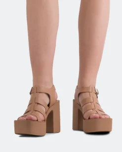 Fisherman|Platform-L'INTERVALLE Loup Nude Leather