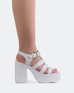 Fisherman|Platform-L'INTERVALLE Loup White Leather