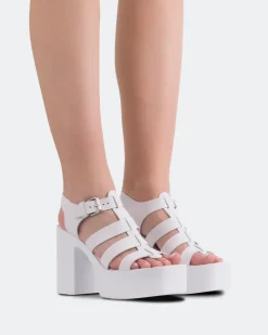 Fisherman|Platform-L'INTERVALLE Loup White Leather
