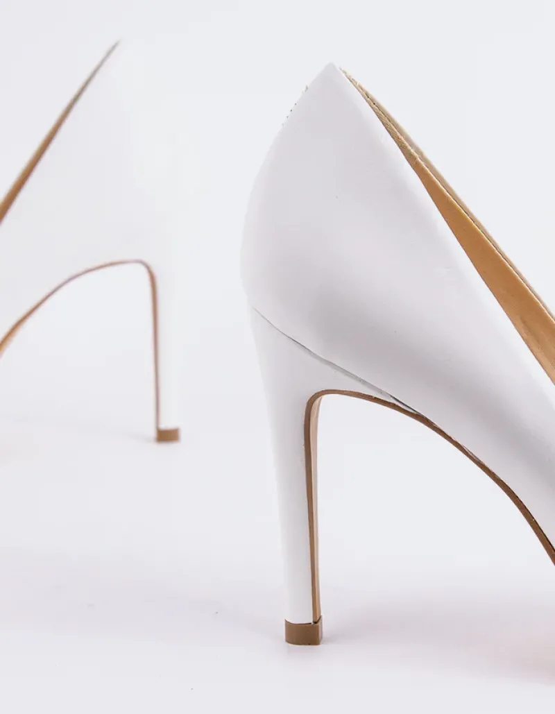 Pumps-L'INTERVALLE Love White Leather