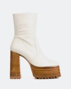 Platform|Ankle Boots-L'INTERVALLE Mackenzie Off White Leather