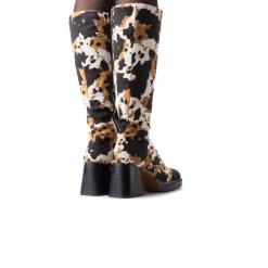 Platform|Tall Boots-L'INTERVALLE Mainz Multi Cow Pony
