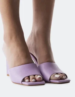 High Heels|Mules-L'INTERVALLE Malbec Lilac Leather