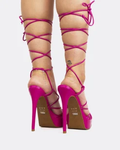 Platform|Strappy-L'INTERVALLE Malibu Fuchsia Leather