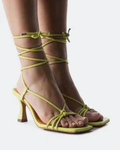 Strappy-L'INTERVALLE Manola Kiwi Leather