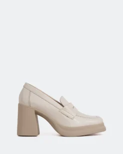 Platforms|Loafers-L'INTERVALLE Mantova Off White Naplack
