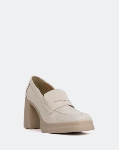 Platforms|Loafers-L'INTERVALLE Mantova Off White Naplack