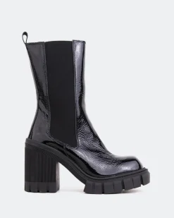 Chelsea|Ankle Boots-L'INTERVALLE Maple Black Naplack