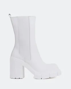 Chelsea|Ankle Boots-L'INTERVALLE Maple White Leather