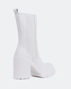 Chelsea|Ankle Boots-L'INTERVALLE Maple White Leather