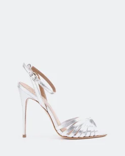 High Heels-L'INTERVALLE Marcia Silver Metal