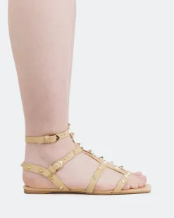 Strappy|Flats-L'INTERVALLE Marcie Camel Leather