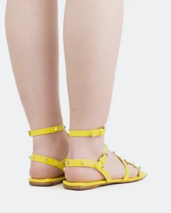 Strappy|Flats-L'INTERVALLE Marcie Yellow Leather