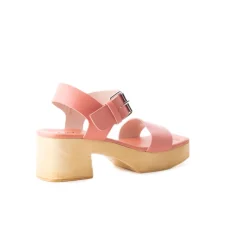 Wood Sandals|Platform-L'INTERVALLE Marion Pink Leather