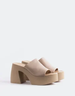 Platform-L'INTERVALLE Marousi Nude Leather