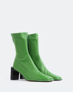 Stretch|Ankle Boots-L'INTERVALLE Martilo Green Stretch