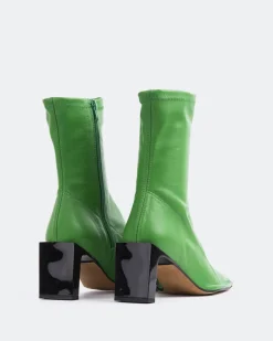Stretch|Ankle Boots-L'INTERVALLE Martilo Green Stretch