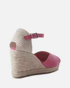 Wedges-L'INTERVALLE Marzia Pink Leather