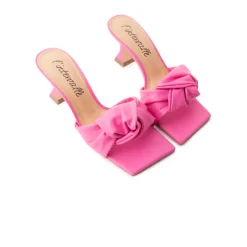 Mid Heels|Mules-L'INTERVALLE Matanzas Pink Leather