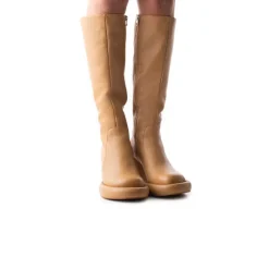 Tall Boots-L'INTERVALLE Maverik Camel Leather