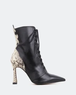 Lace-up|Ankle Boots-L'INTERVALLE Maybelle Black Leather