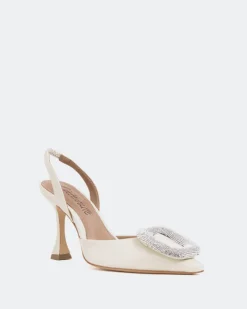 Slingbacks-L'INTERVALLE Mayta Off White Naplack