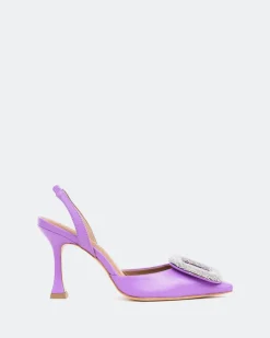 Slingbacks-L'INTERVALLE Mayta Purple Leather