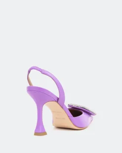Slingbacks-L'INTERVALLE Mayta Purple Leather