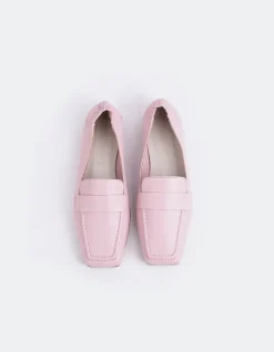 Loafers-L'INTERVALLE Medici Pink Leather