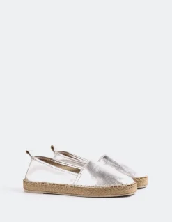 Espadrilles-L'INTERVALLE Medusa Silver Metal