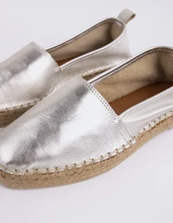 Espadrilles-L'INTERVALLE Medusa Silver Metal